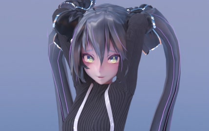 只 因 未 来 ！MD布料 MMD《Phut Hon》初音 MIKU C4D OC渲染 (竖屏)