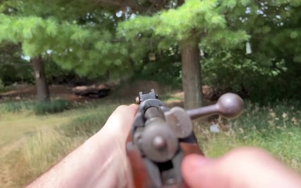 1891 Carcano (long rifle) POV firing