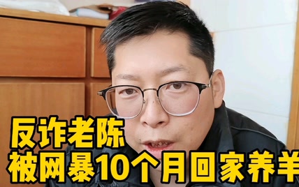 反诈老陈直播10个月被网暴 收入锐减回家养羊 直言不会放弃直播