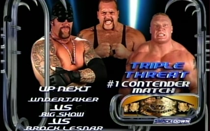 SmackDown #211 Undertaker vs. Big Show vs. Lesnar