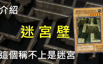 遊戲王  迷宮壁稱不上是迷宮 Labyrinth Wall