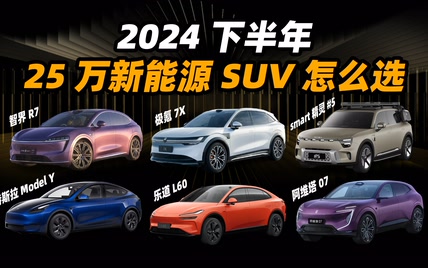 手握 25 万，中型新能源 SUV 买哪个？