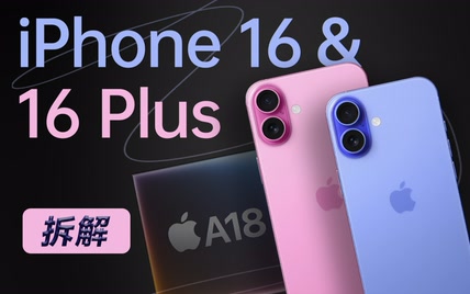 【享拆】iPhone 16&16 Plus 拆解：被刀法耽误的标准版