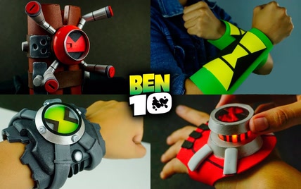 自制4个超酷的【Ben 10】外星人变身器！