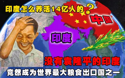 没有袁隆平的印度，成为世界粮食出口大国！是怎么养活14亿人的？